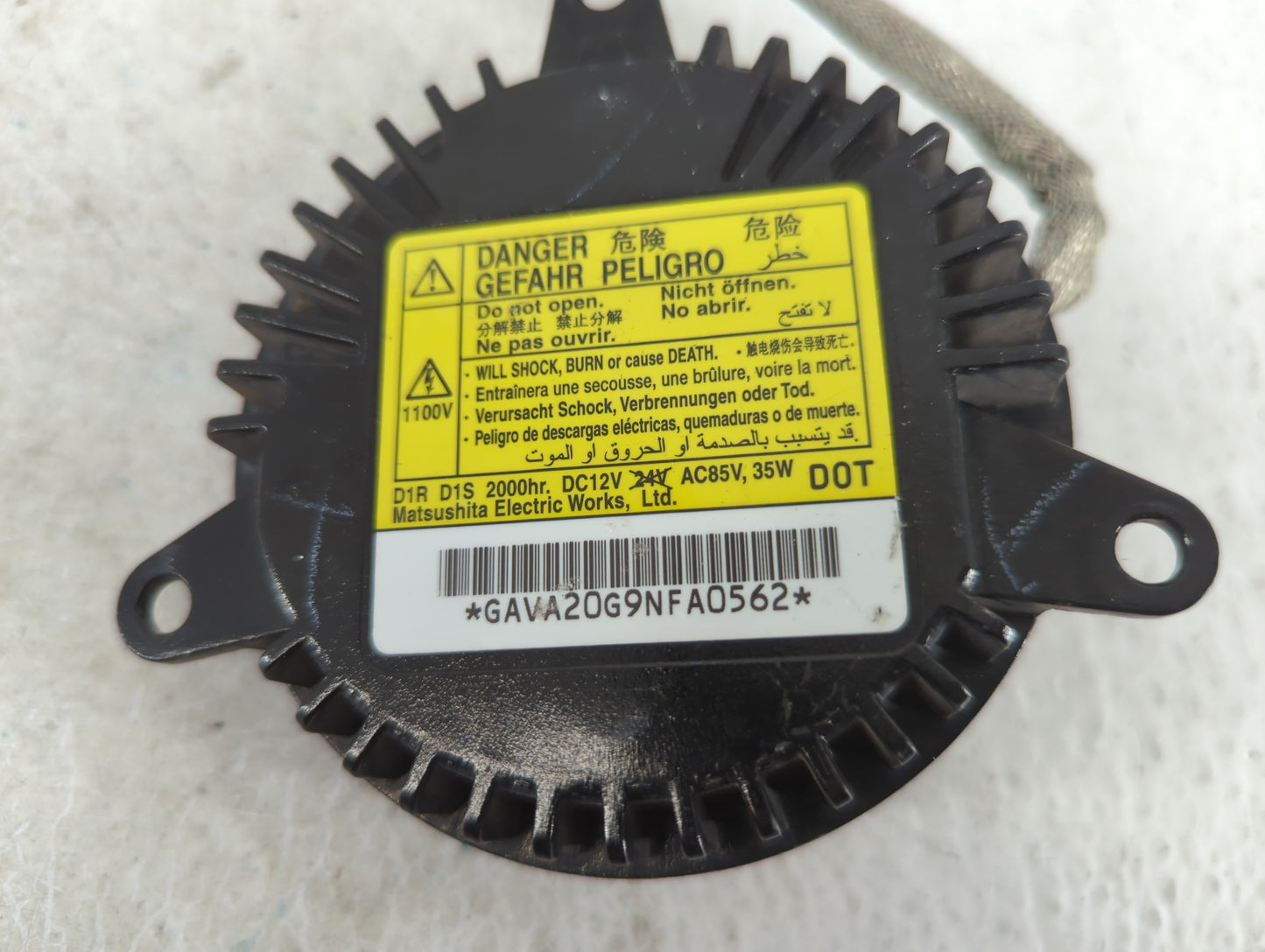 2010-2012 Cadillac Cts Headlight Ballast Head Light - Oemusedautoparts1.com