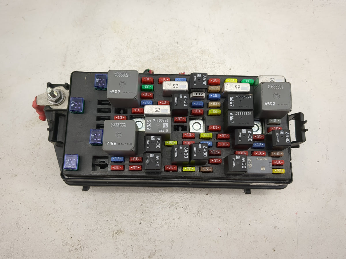 2009-2011 Cadillac Dts Fusebox Fuse Box Panel Relay Module P/N:13697145 1F-3558-1750 Fits Fits 2009 2010 2011 OEM Used Auto 