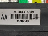 2009-2011 Cadillac Dts Fusebox Fuse Box Panel Relay Module P/N:13697145 1F-3558-1750 Fits Fits 2009 2010 2011 OEM Used Auto 