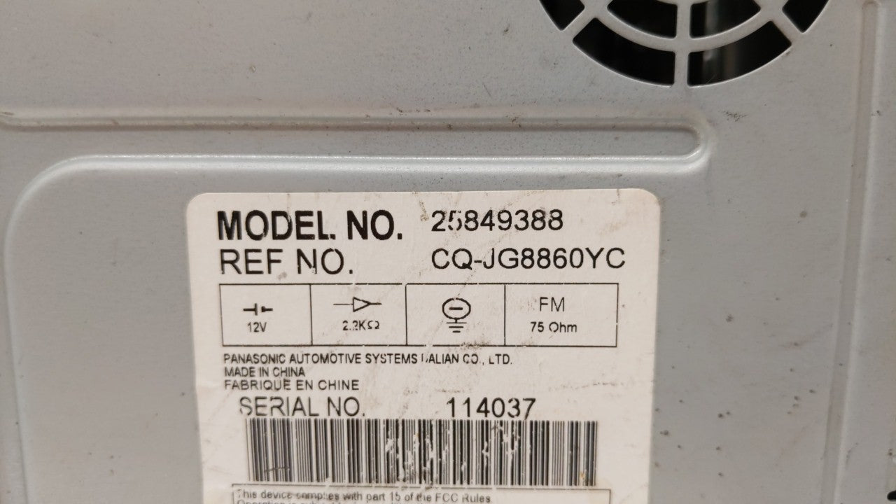 2008-2011 Cadillac Dts Radio AM FM Cd Player Receiver Replacement P/N:25818943 25849388 Fits Fits 2008 2009 2010 2011 OEM Us