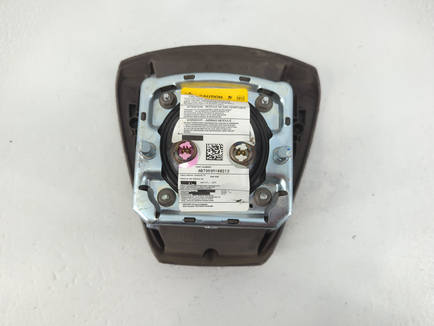 2007-2010 Cadillac Escalade Air Bag Driver Left Steering Wheel Mounted P/N:AB7969M1K0213 Fits Fits 2007 2008 2009 2010 OEM U