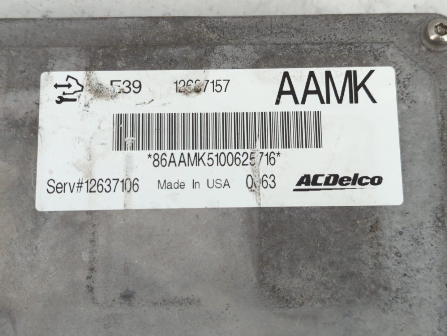 2010-2011 Cadillac Srx PCM Engine Control Computer ECU ECM PCU OEM P/N:12667157 Fits Fits 2010 2011 2012 2013 OEM Used Auto 