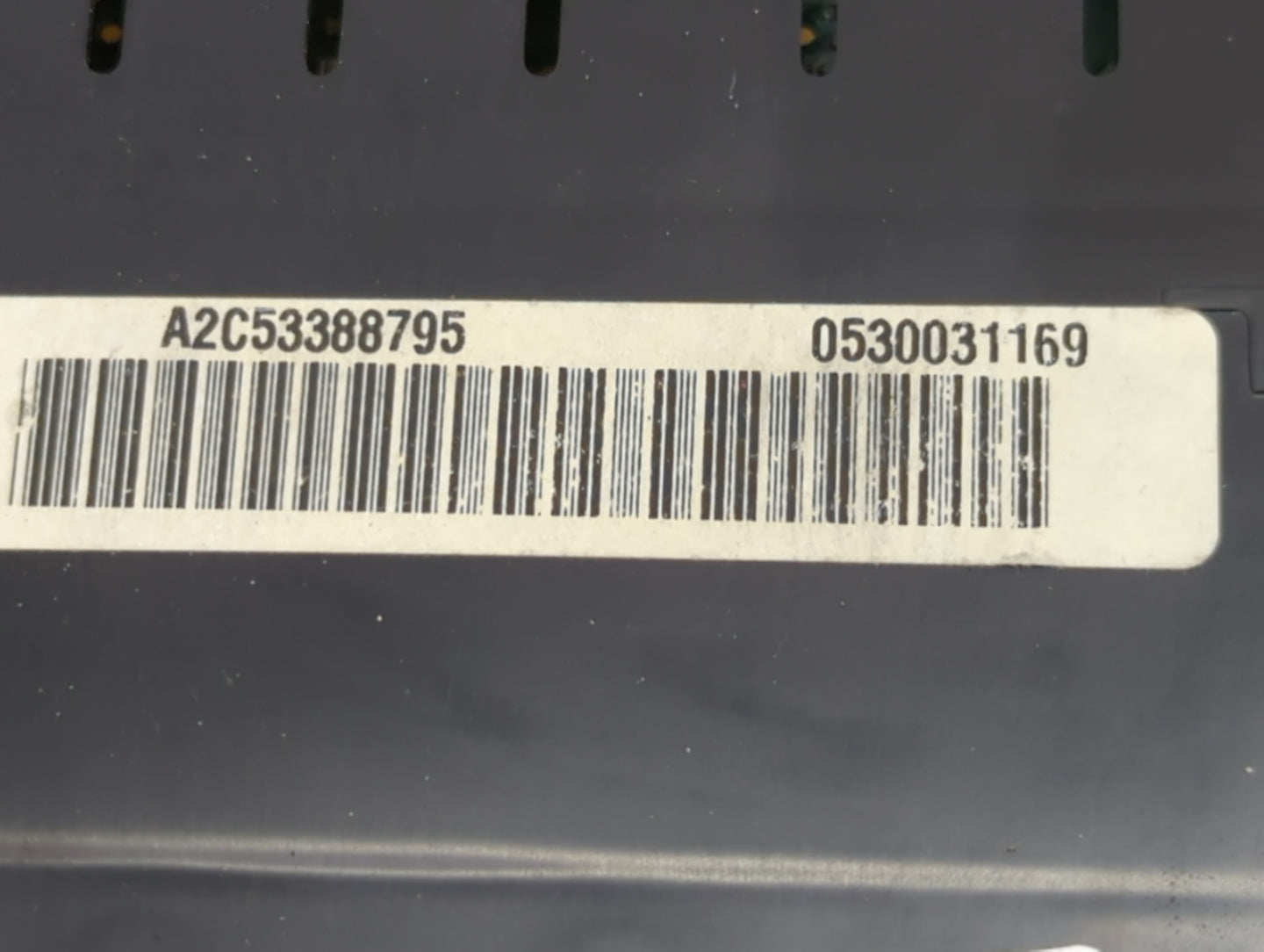 2010 Cadillac Srx Instrument Cluster Speedometer Gauges P/N:0530031169 Fits OEM Used Auto Parts - Oemusedautoparts1.com