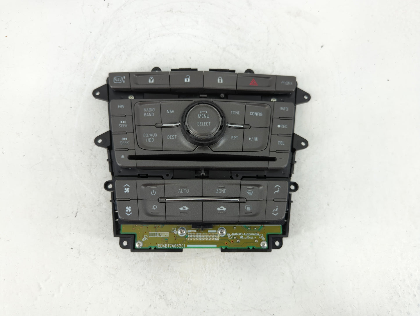 2010 Cadillac Srx Radio AM FM Cd Player Receiver Replacement P/N:20848220 Fits Fits 2011 OEM Used Auto Parts - Oemusedautopa