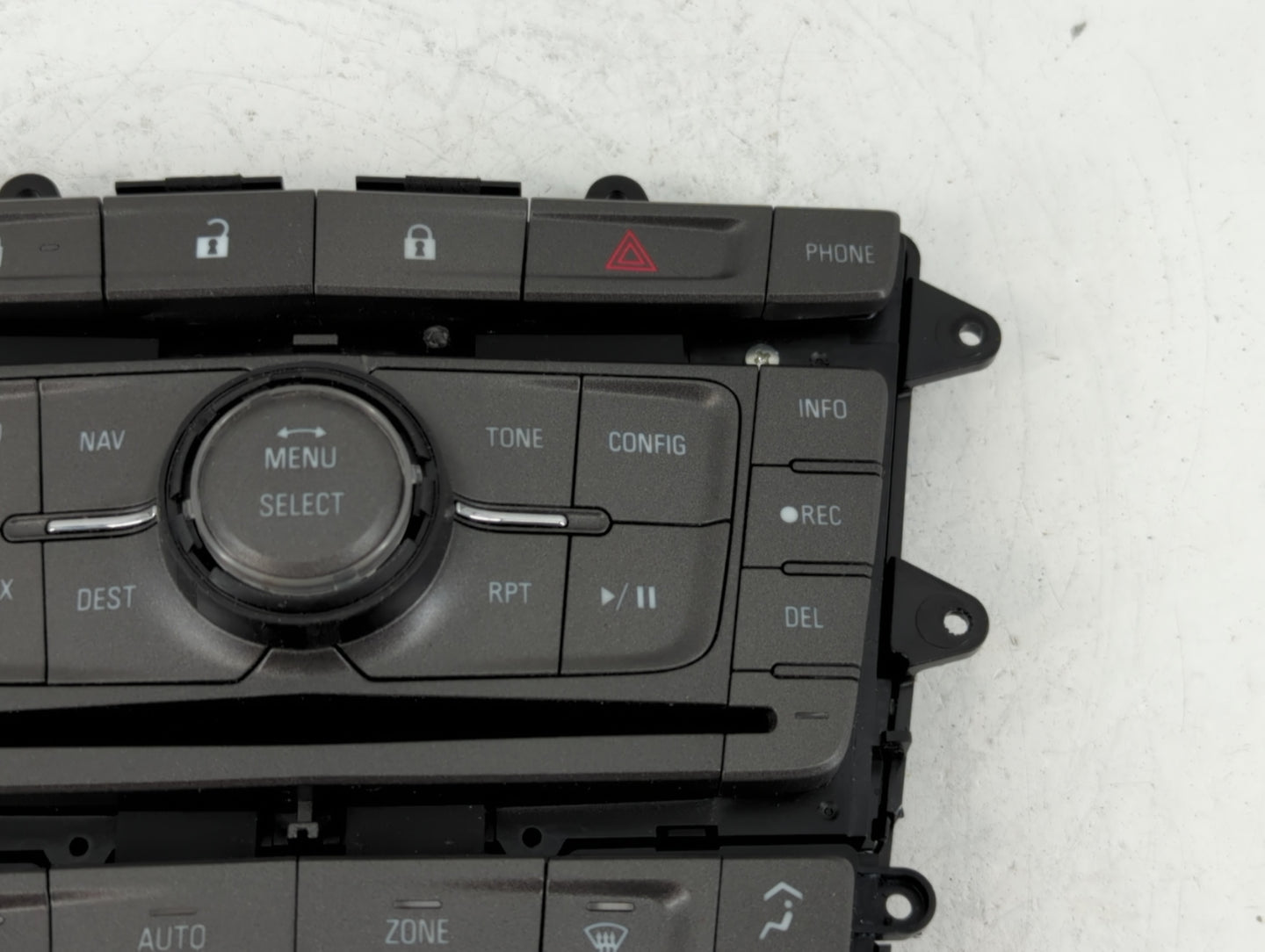 2010 Cadillac Srx Radio AM FM Cd Player Receiver Replacement P/N:20848220 Fits Fits 2011 OEM Used Auto Parts - Oemusedautopa