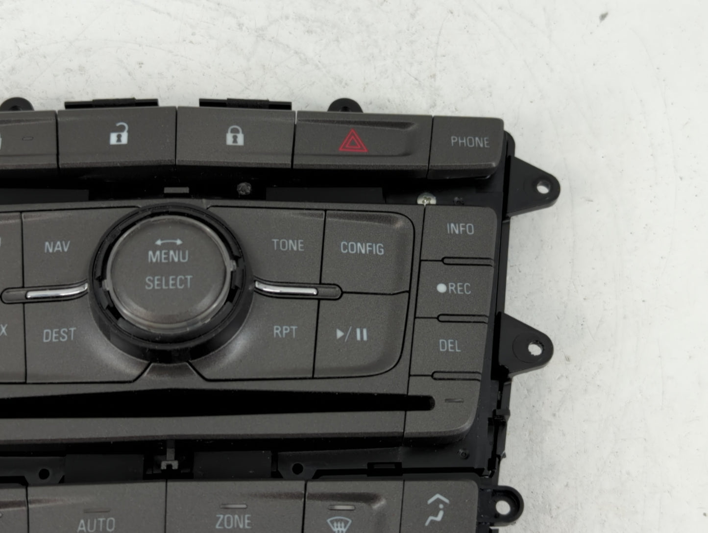 2010 Cadillac Srx Radio AM FM Cd Player Receiver Replacement P/N:20848220 Fits Fits 2011 OEM Used Auto Parts - Oemusedautopa