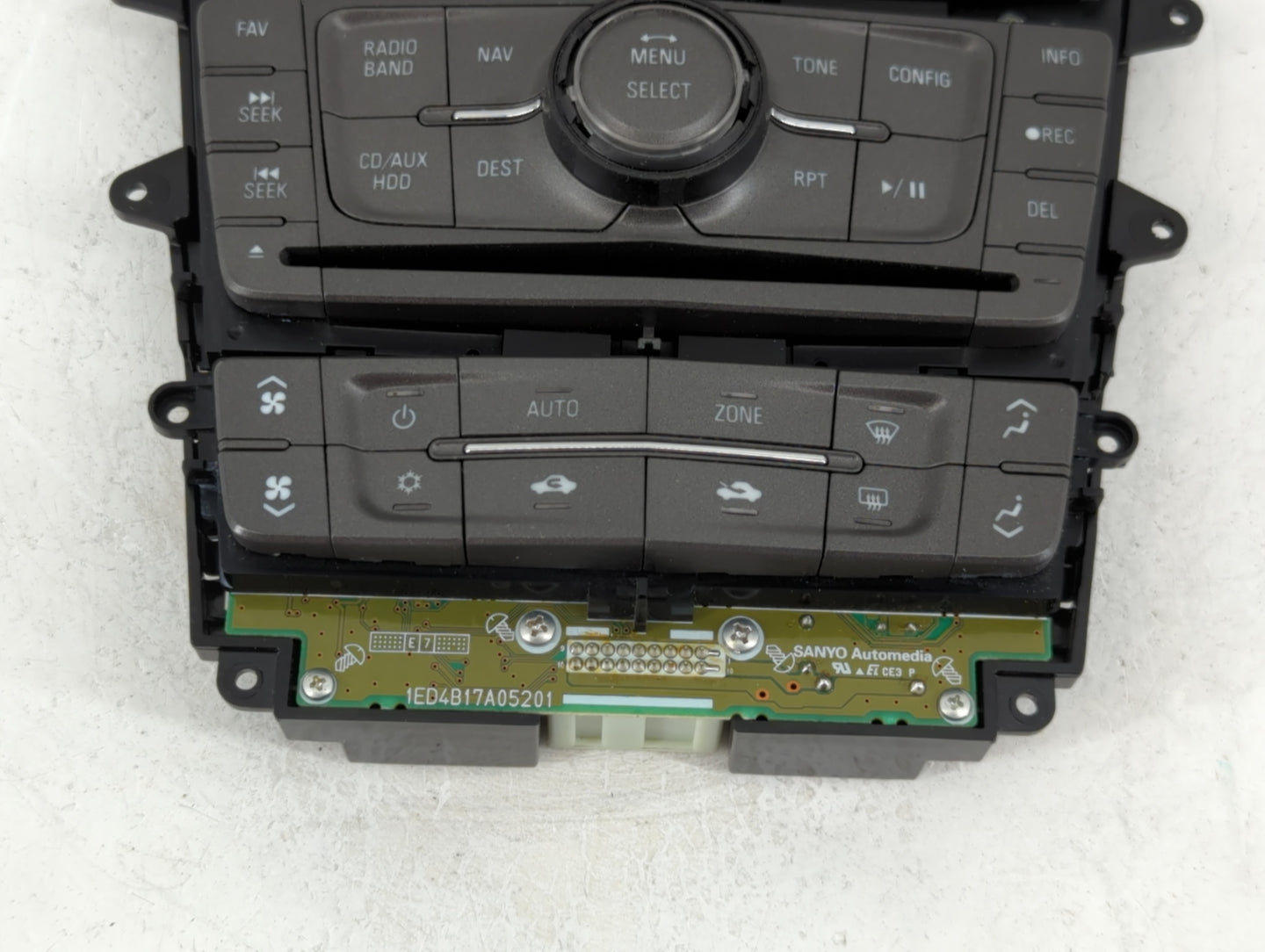 2010 Cadillac Srx Radio AM FM Cd Player Receiver Replacement P/N:20848220 Fits Fits 2011 OEM Used Auto Parts - Oemusedautopa
