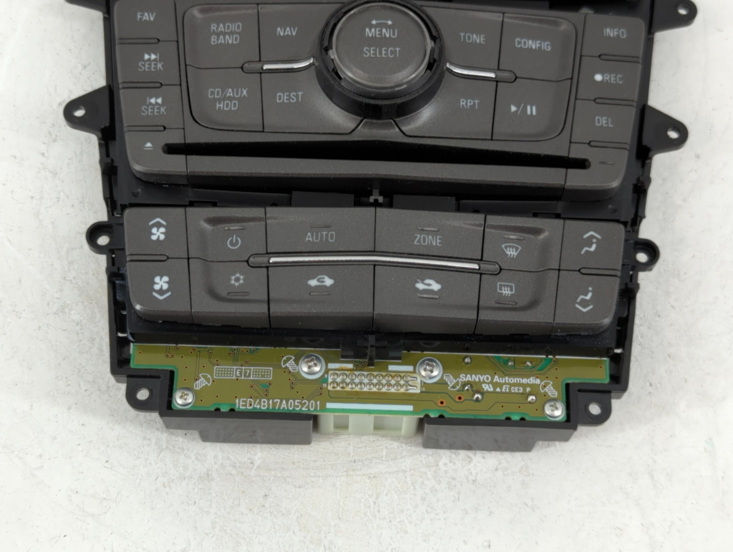 2010 Cadillac Srx Radio AM FM Cd Player Receiver Replacement P/N:20848220 Fits Fits 2011 OEM Used Auto Parts - Oemusedautopa