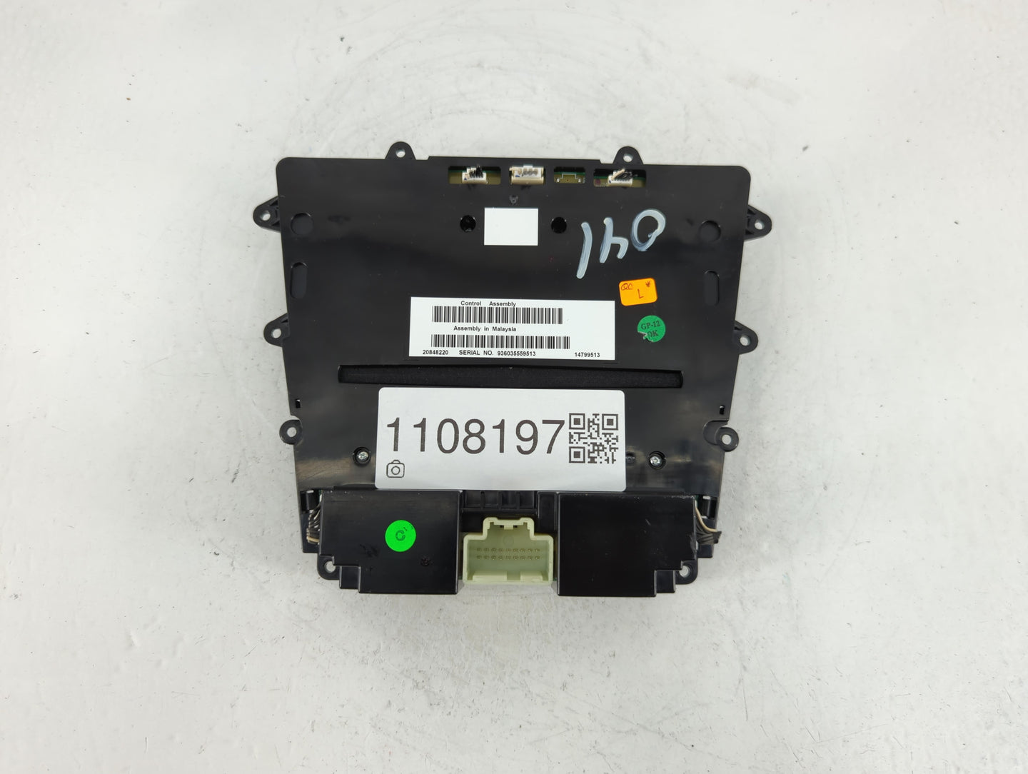 2010 Cadillac Srx Radio AM FM Cd Player Receiver Replacement P/N:20848220 Fits Fits 2011 OEM Used Auto Parts - Oemusedautopa