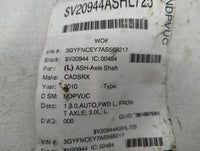 2010-2011 Cadillac Srx Axle Shaft Front Driver Cv C/v - Oemusedautoparts1.com
