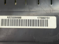 2010 Cadillac Srx Instrument Cluster Speedometer Gauges P/N:A2C53399988 Fits OEM Used Auto Parts - Oemusedautoparts1.com