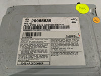 2010 Cadillac Srx Radio AM FM Cd Player Receiver Replacement P/N:20955539 Fits OEM Used Auto Parts - Oemusedautoparts1.com