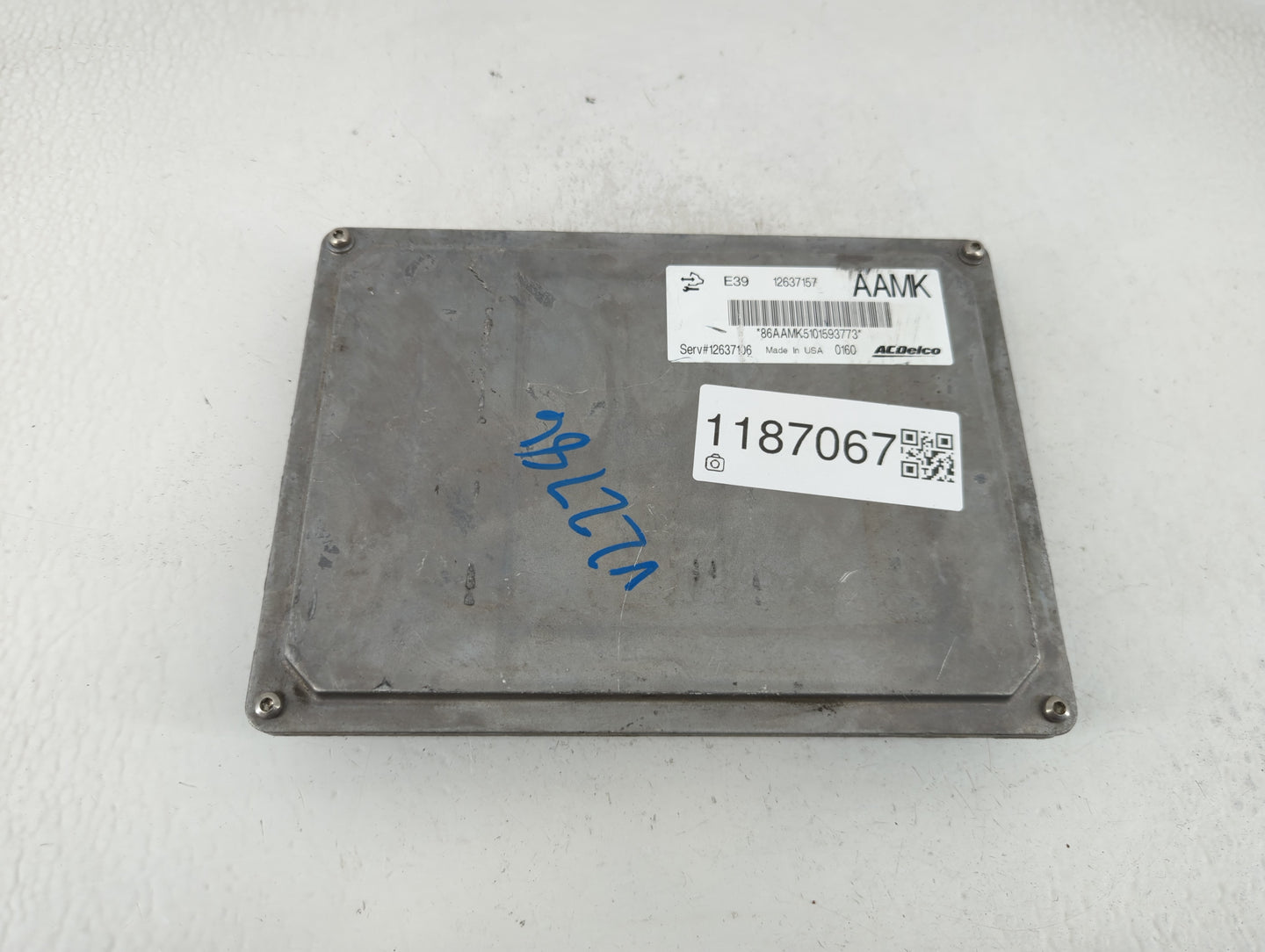2010-2011 Cadillac Srx PCM Engine Control Computer ECU ECM PCU OEM P/N:E39 12637157 Fits Fits 2010 2011 2012 2013 OEM Used A