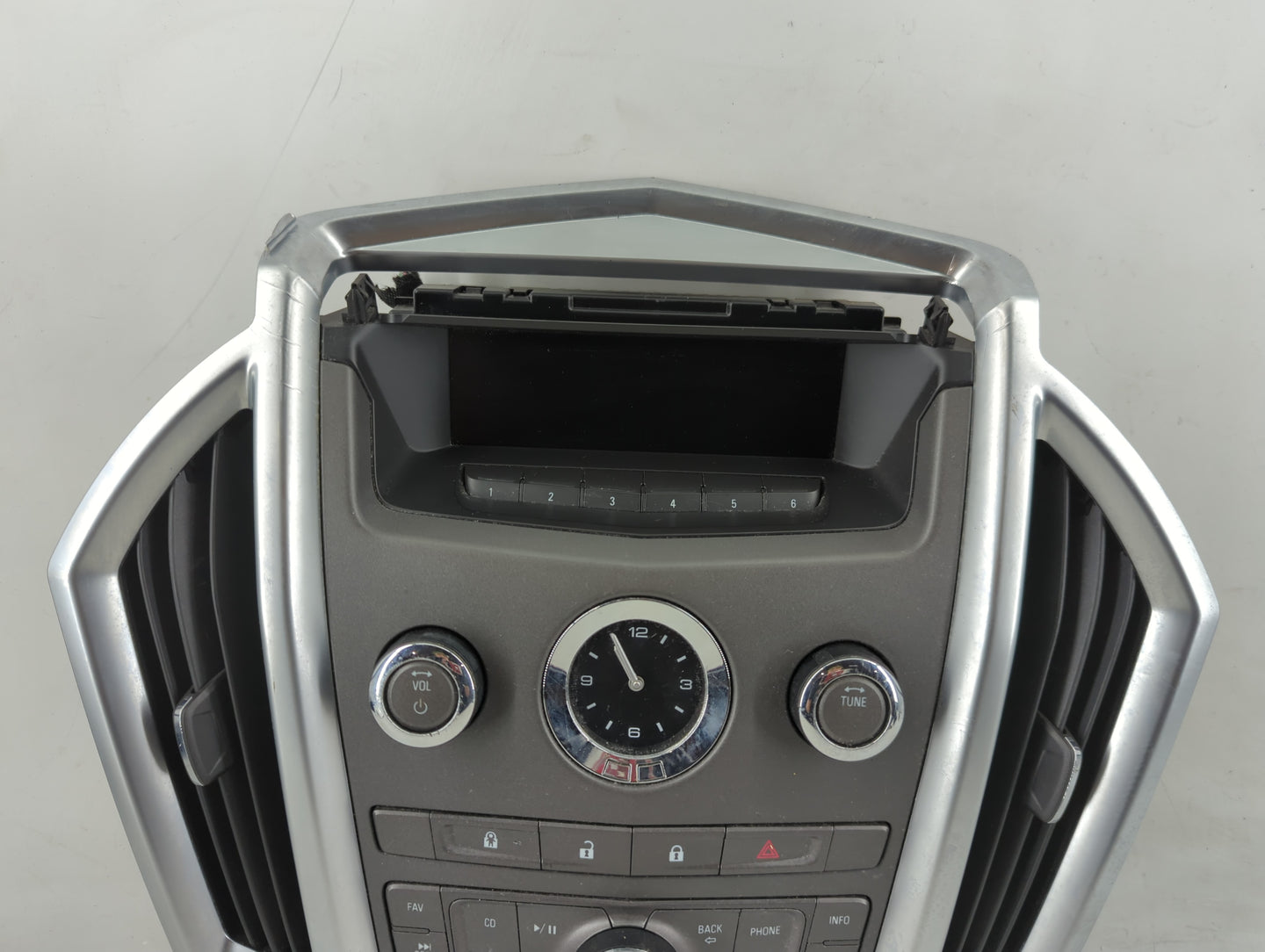 2010-2012 Cadillac Srx Radio AM FM Cd Player Receiver Replacement P/N:20882398H Fits Fits 2010 2011 2012 OEM Used Auto Parts