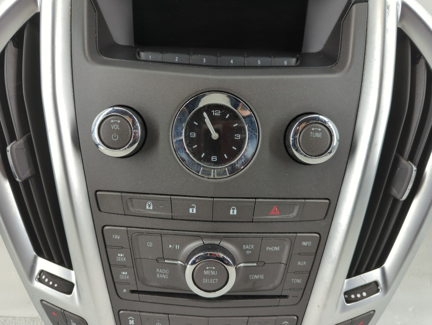 2010-2012 Cadillac Srx Radio AM FM Cd Player Receiver Replacement P/N:20882398H Fits Fits 2010 2011 2012 OEM Used Auto Parts