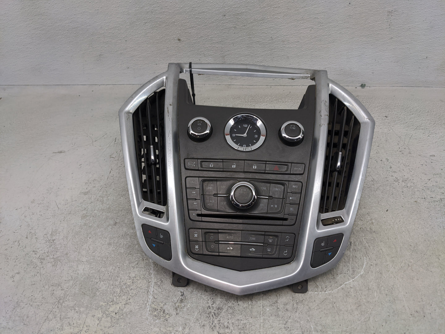 2010 Cadillac Srx Radio AM FM Cd Player Receiver Replacement P/N:14799513 20848220 Fits OEM Used Auto Parts - Oemusedautopar