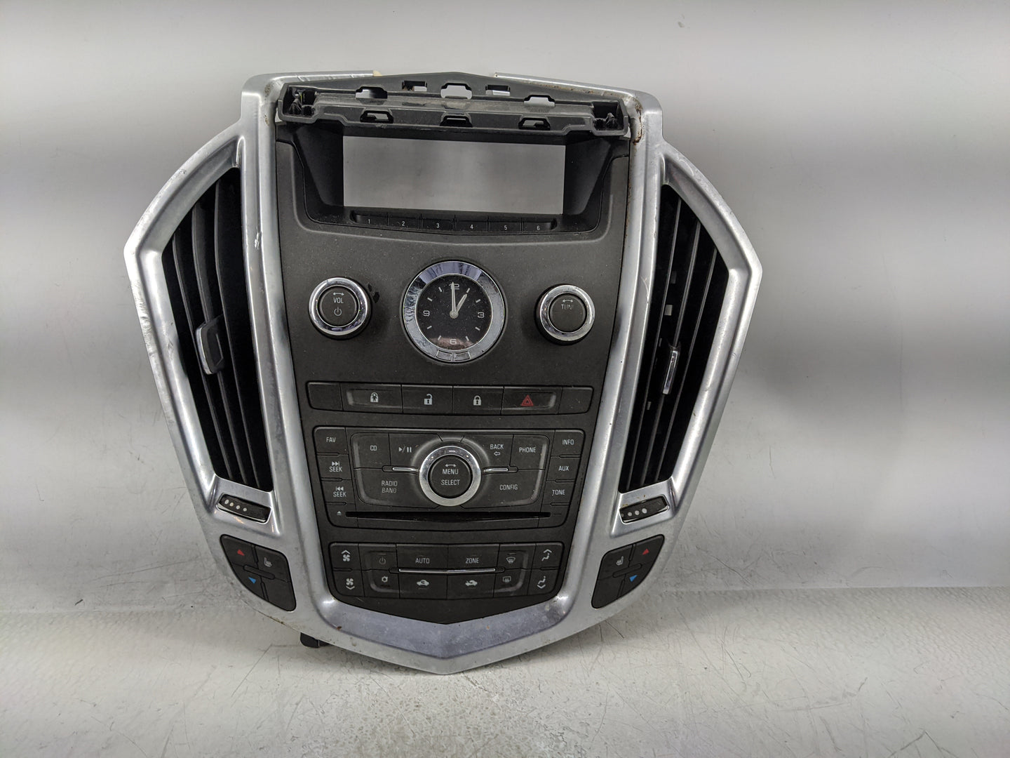 2010-2012 Cadillac Srx Radio AM FM Cd Player Receiver Replacement P/N:20882398H Fits Fits 2010 2011 2012 OEM Used Auto Parts