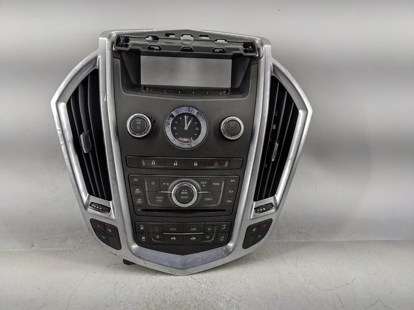 2010-2012 Cadillac Srx Radio AM FM Cd Player Receiver Replacement P/N:20882398H Fits Fits 2010 2011 2012 OEM Used Auto Parts