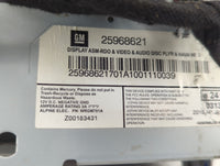 2010 Cadillac Srx Radio AM FM Cd Player Receiver Replacement Fits OEM Used Auto Parts - Oemusedautoparts1.com
