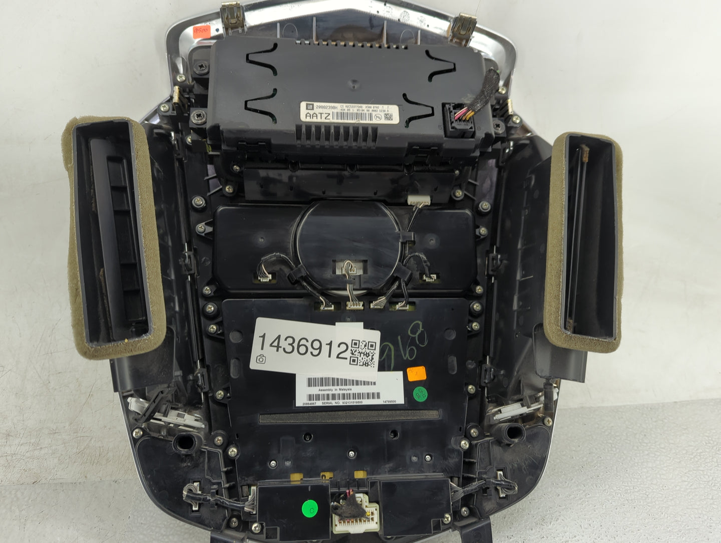 2010-2012 Cadillac Srx Climate Control Module Temperature AC/Heater Replacement P/N:20864867 14799500 Fits Fits 2010 2011 20