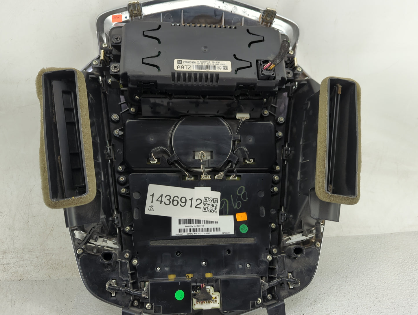 2010-2012 Cadillac Srx Climate Control Module Temperature AC/Heater Replacement P/N:20864867 14799500 Fits Fits 2010 2011 20