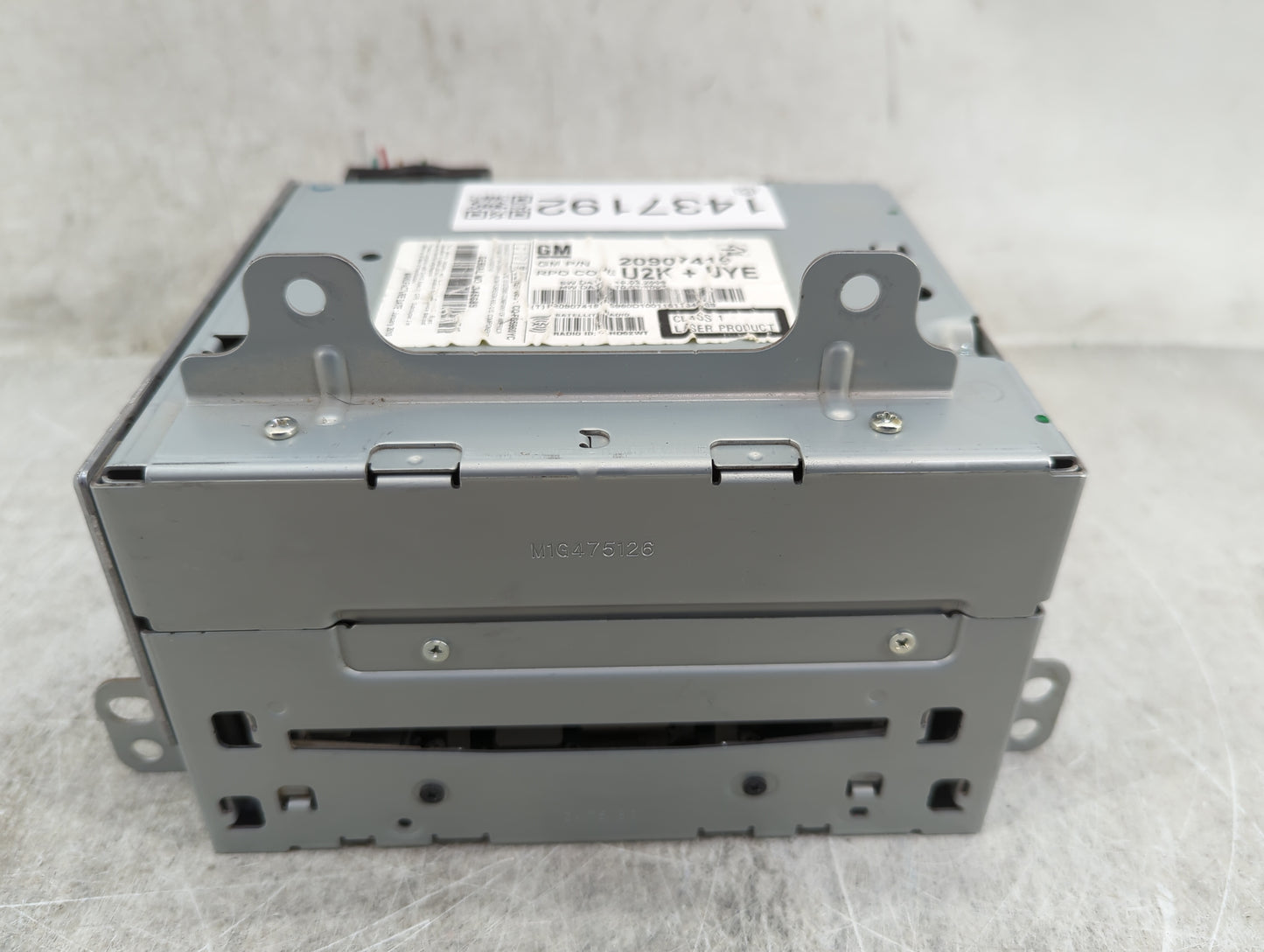 2010 Cadillac Srx Radio AM FM Cd Player Receiver Replacement Fits OEM Used Auto Parts - Oemusedautoparts1.com