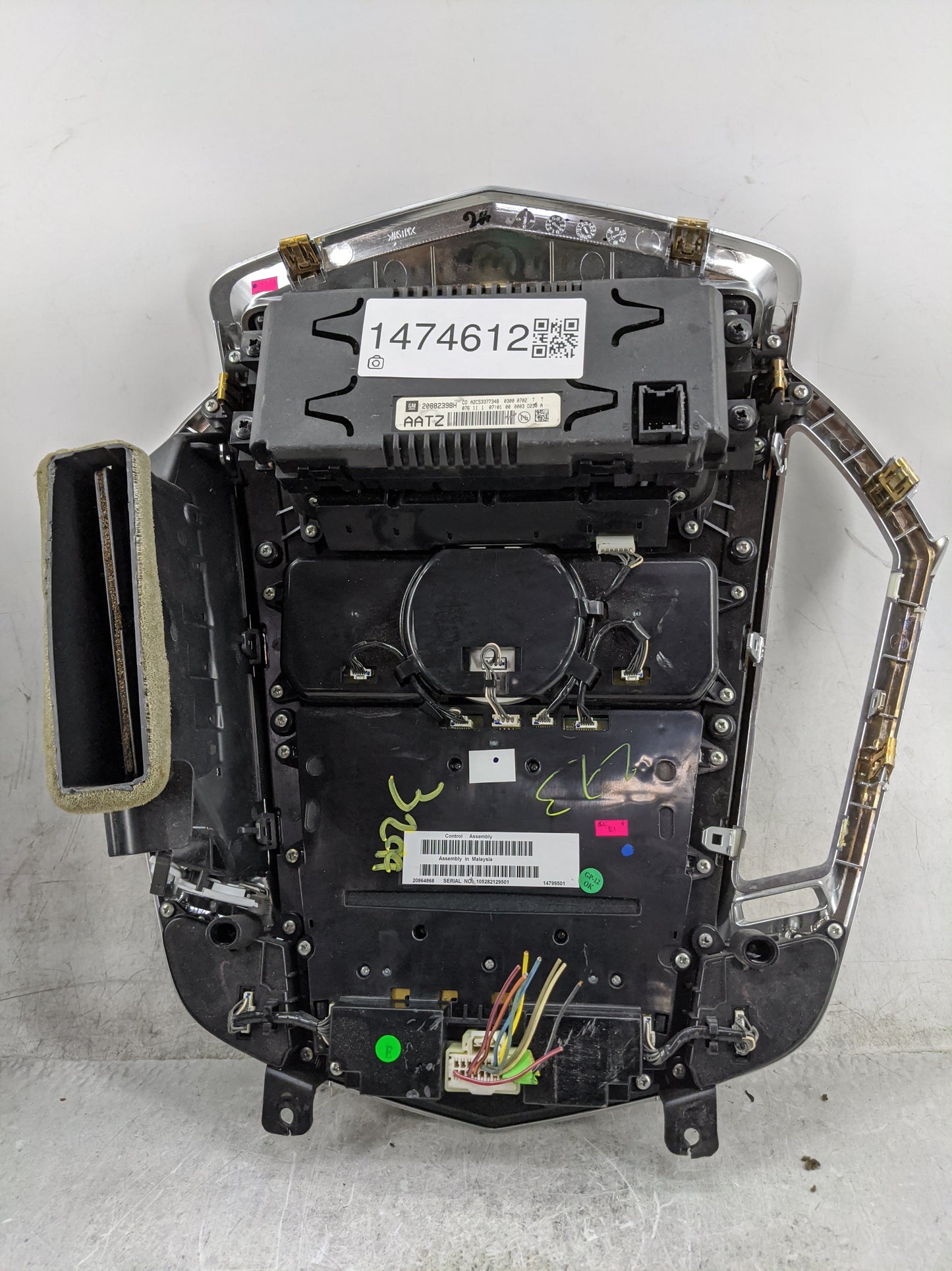 2010 Cadillac Srx Climate Control Module Temperature AC/Heater Replacement P/N:20882398H 20864868, A2C53377346 Fits OEM Used