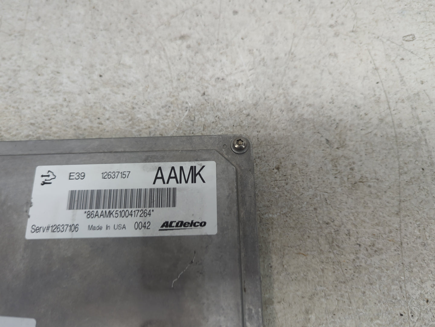 2010-2011 Cadillac Srx PCM Engine Control Computer ECU ECM PCU OEM P/N:12637157 12637106 Fits Fits 2010 2011 2012 2013 OEM U
