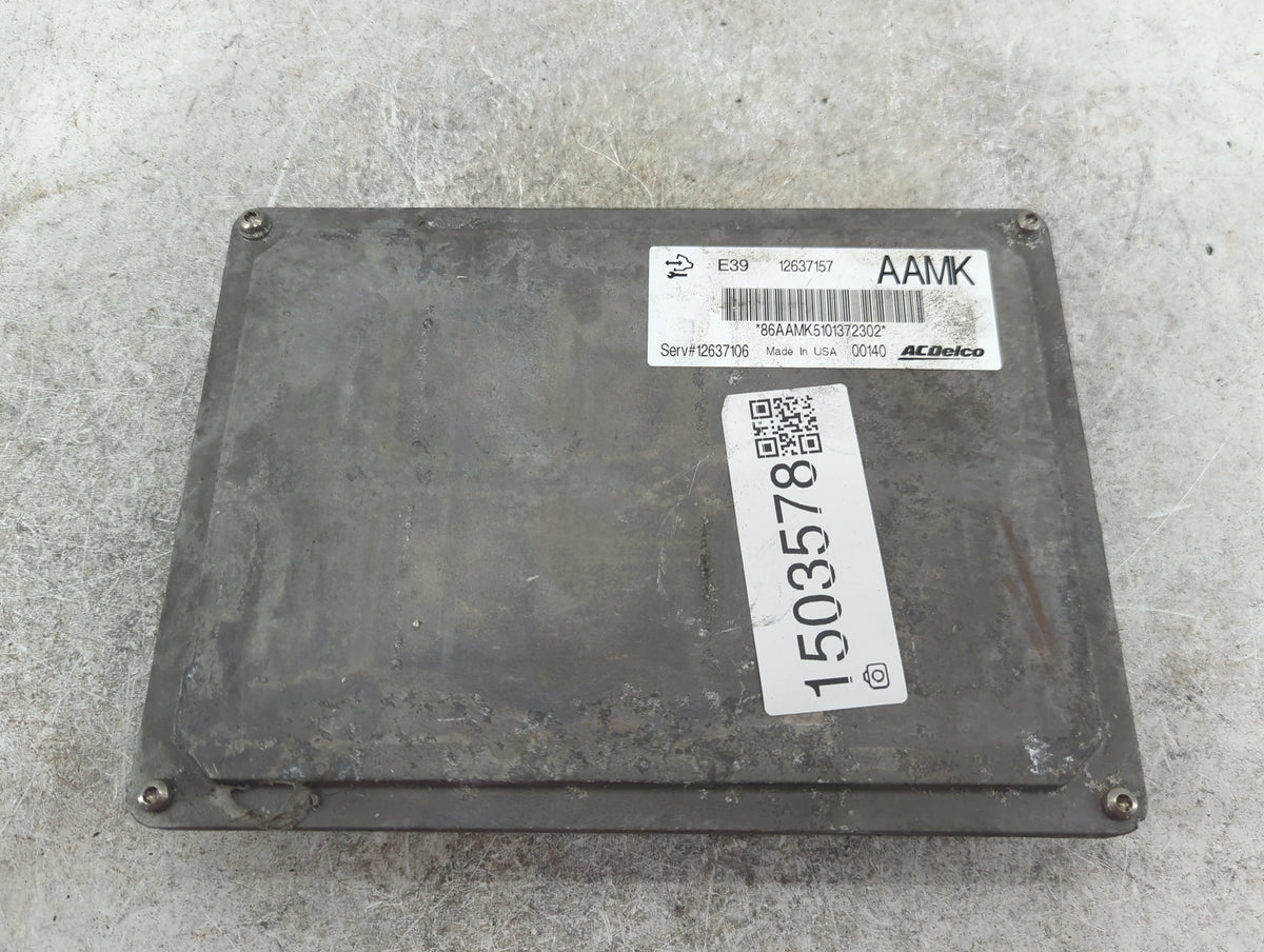 2010-2011 Cadillac Srx PCM Engine Control Computer ECU ECM PCU OEM P/N:12637157 12637106 Fits 2010 2011 2012 2013 OEM Used A