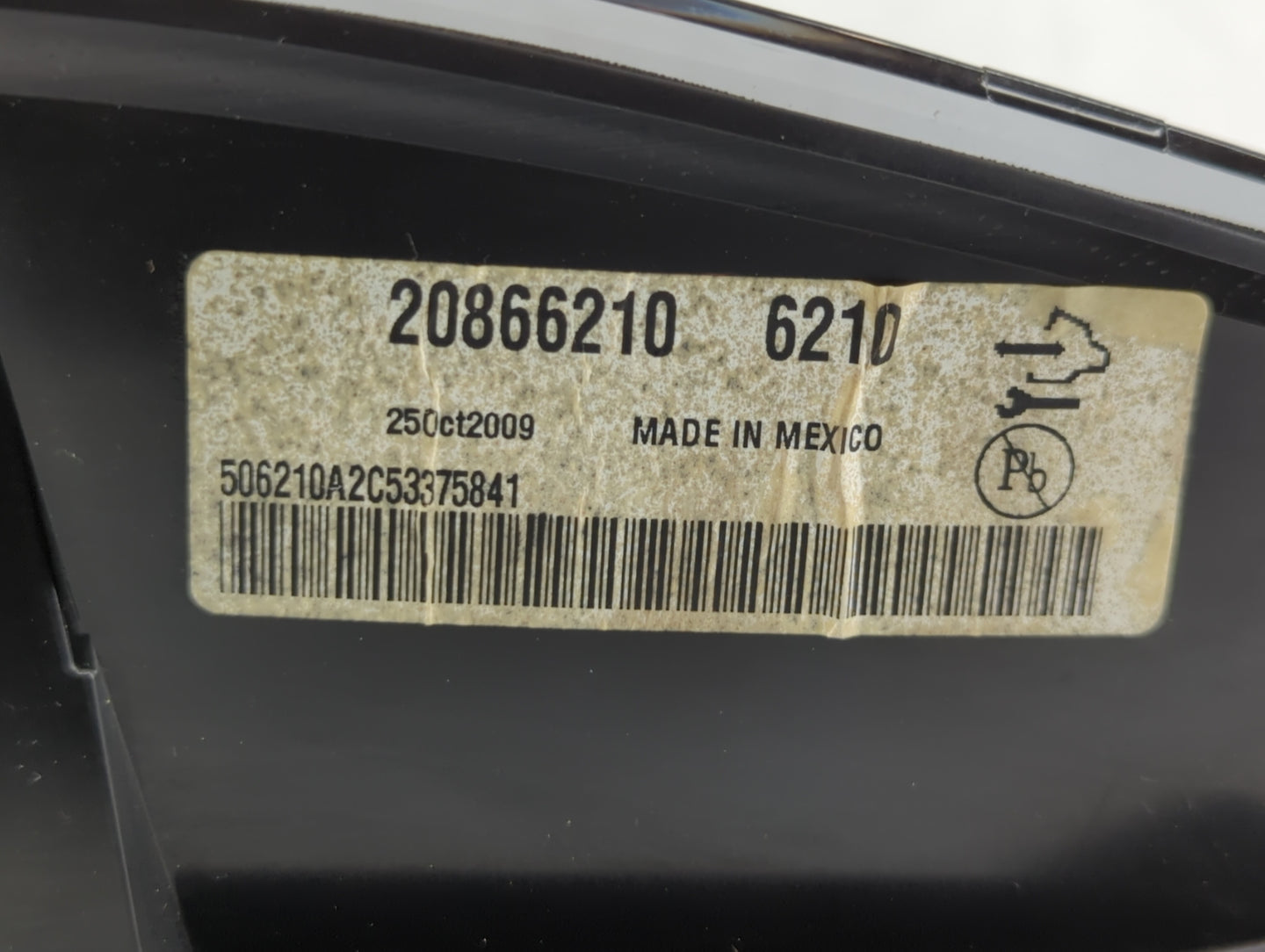 2010 Cadillac Srx Instrument Cluster Speedometer Gauges P/N:20866210 20913773 Fits OEM Used Auto Parts - Oemusedautoparts1.c