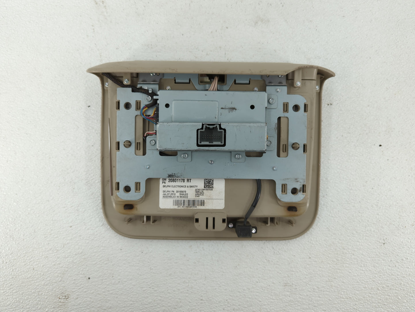 2010-2012 Cadillac Srx Information Display Screen Light Beige - Oemusedautoparts1.com