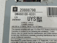 2010-2010 Cadillac Srx Am Fm Cd Player Radio Receiver 510426 - Oemusedautoparts1.com