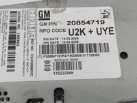 2010 Cadillac Srx Radio AM FM Cd Player Receiver Replacement P/N:20854719 Fits Fits 2011 OEM Used Auto Parts - Oemusedautopa