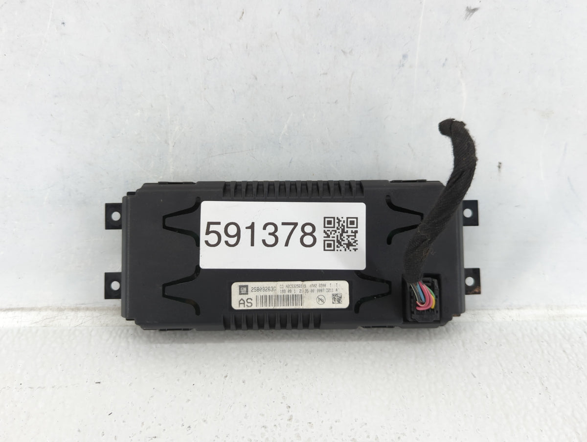2010 Cadillac Srx Am Fm Cd Player Radio Receiver 591378 - Oemusedautoparts1.com