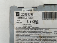 2010-2010 Cadillac Srx Am Fm Cd Player Radio Receiver 597050 - Oemusedautoparts1.com