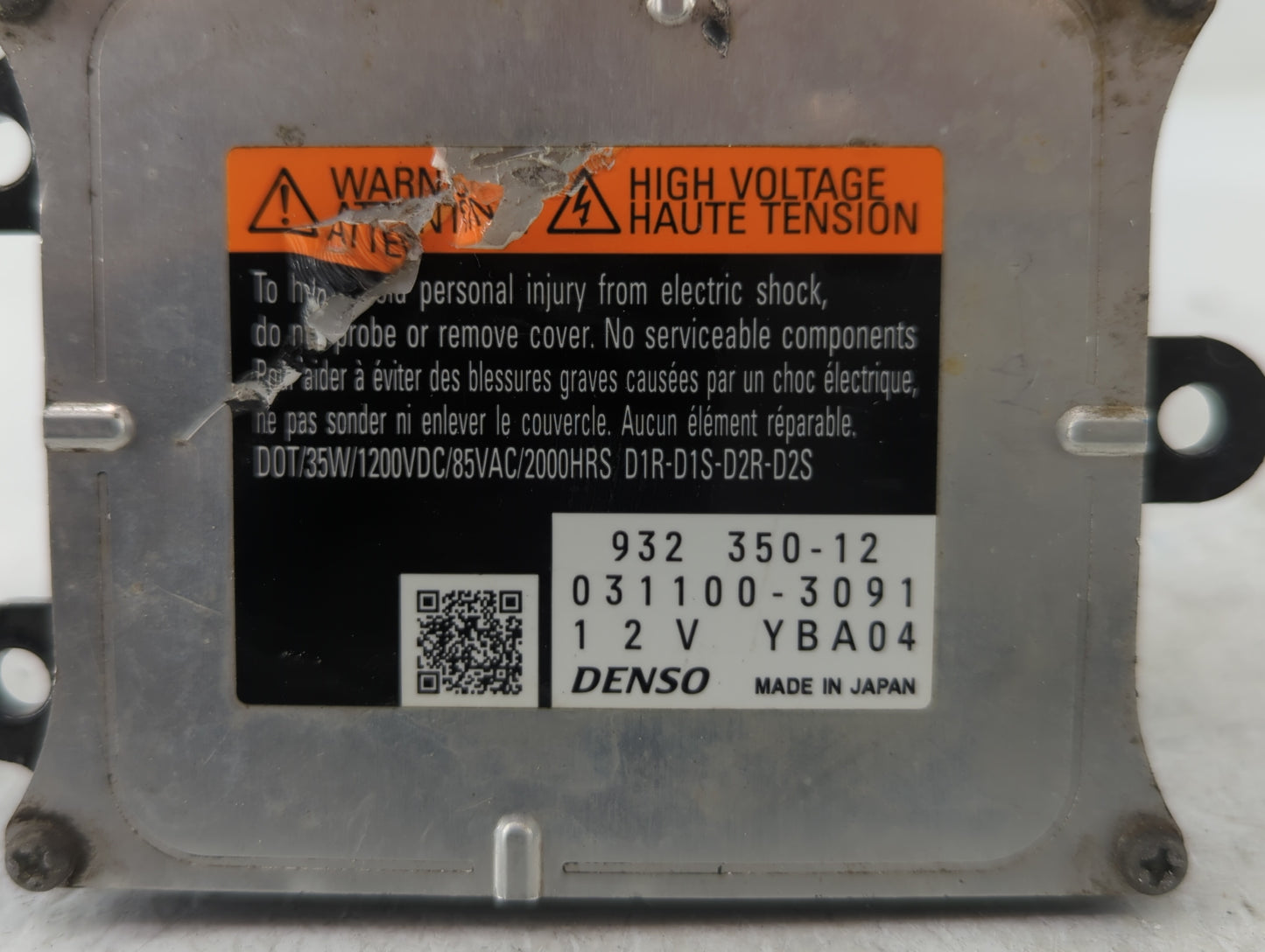 2010 Cadillac Srx Headlight Ballast Head Light - Oemusedautoparts1.com