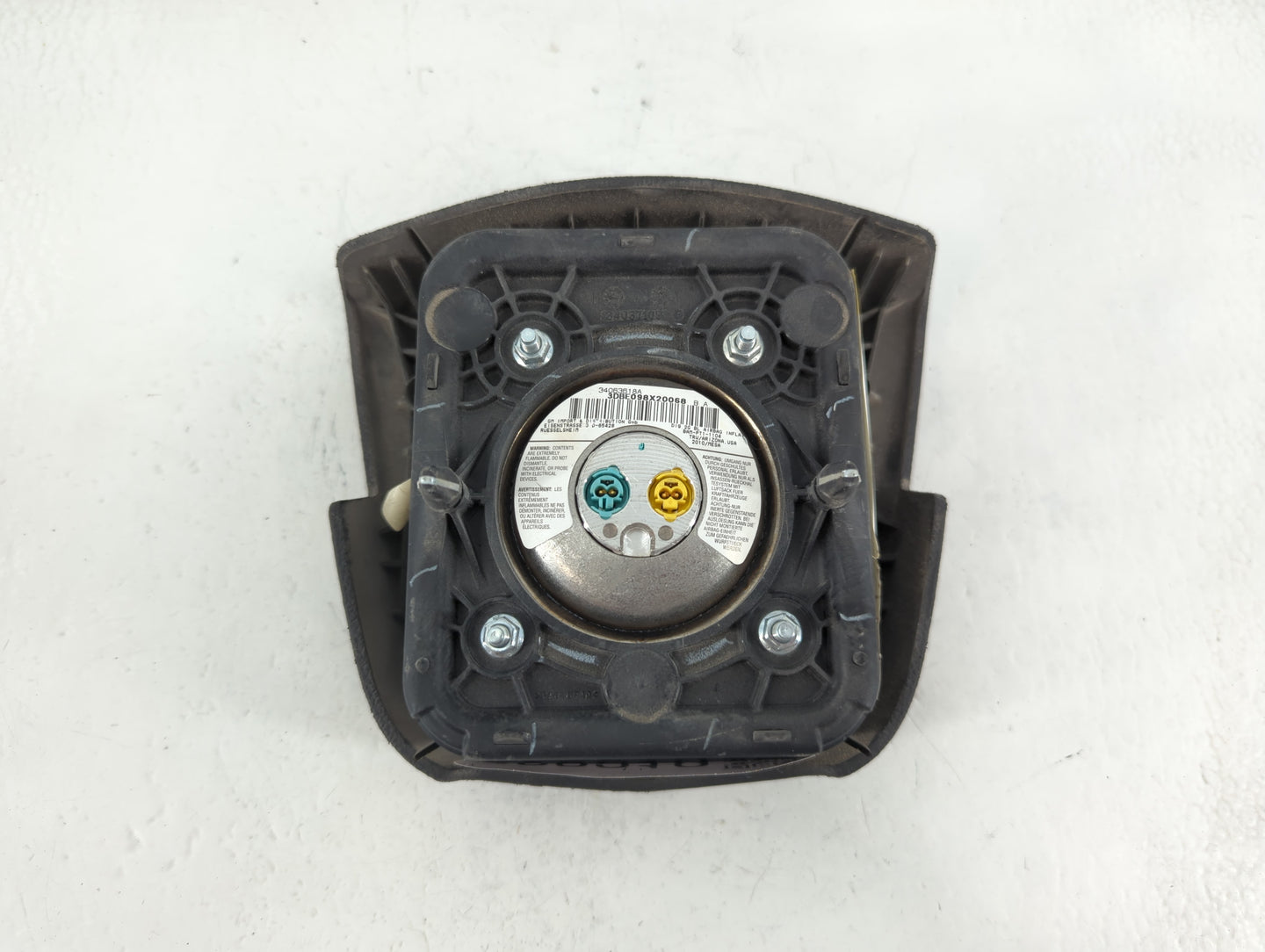 2010 Cadillac Srx Air Bag Driver Left Steering Wheel Mounted P/N:34063618A Fits OEM Used Auto Parts - Oemusedautoparts1.com