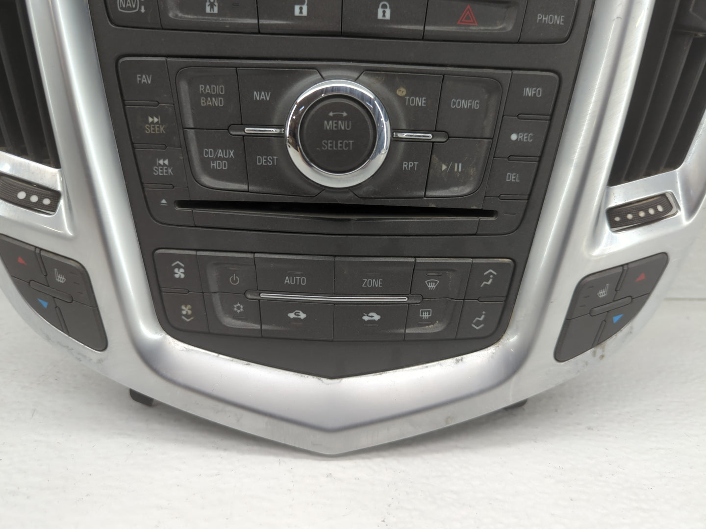 2010-2010 Cadillac Srx Radio Control Panel 706398 - Oemusedautoparts1.com