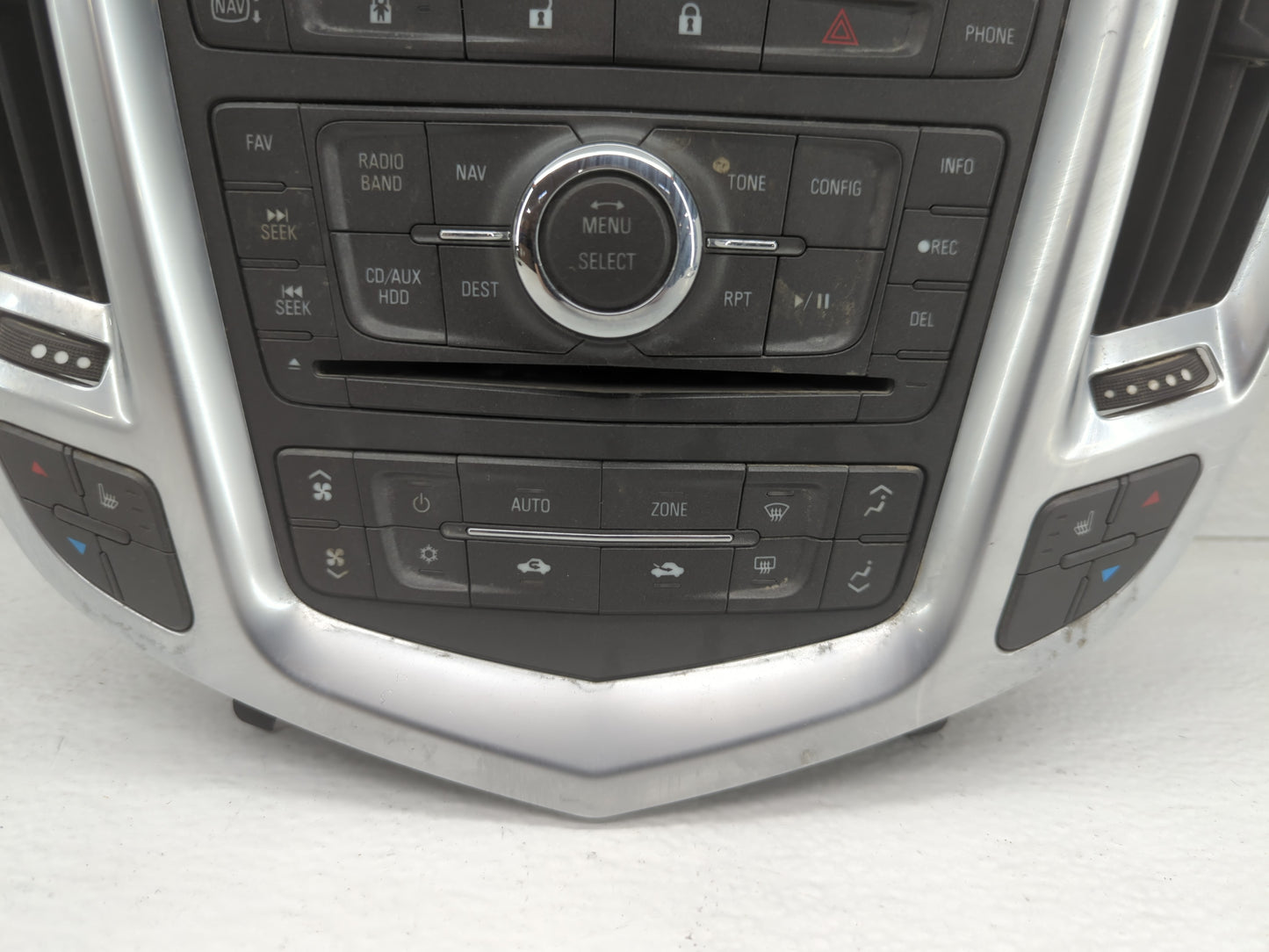 2010-2010 Cadillac Srx Radio Control Panel 706398 - Oemusedautoparts1.com