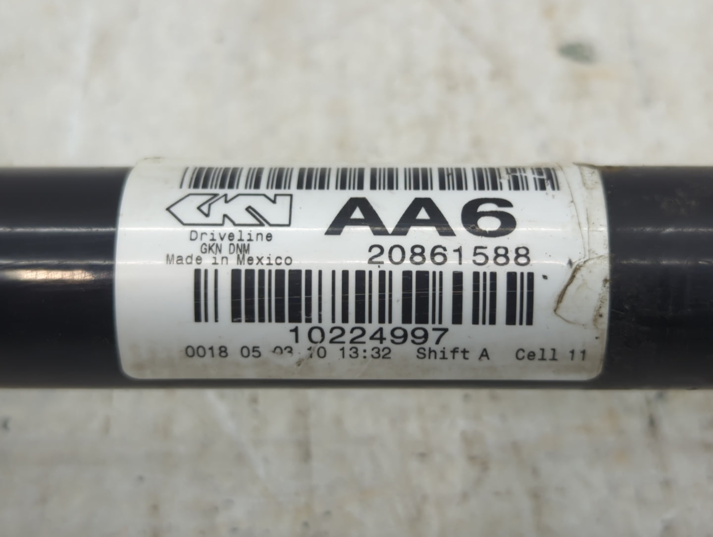 2010-2011 Cadillac Srx Axle Shaft Front Driver Cv C/v - Oemusedautoparts1.com