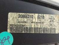 2010 Cadillac Srx Instrument Cluster Speedometer Gauges P/N:20866210 6210 Fits OEM Used Auto Parts - Oemusedautoparts1.com