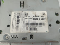 2010 Cadillac Srx Radio AM FM Cd Player Receiver Replacement P/N:20854719 Fits Fits 2011 OEM Used Auto Parts - Oemusedautopa