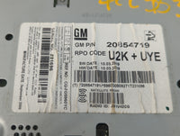 2010 Cadillac Srx Radio AM FM Cd Player Receiver Replacement P/N:20854719 Fits OEM Used Auto Parts - Oemusedautoparts1.com