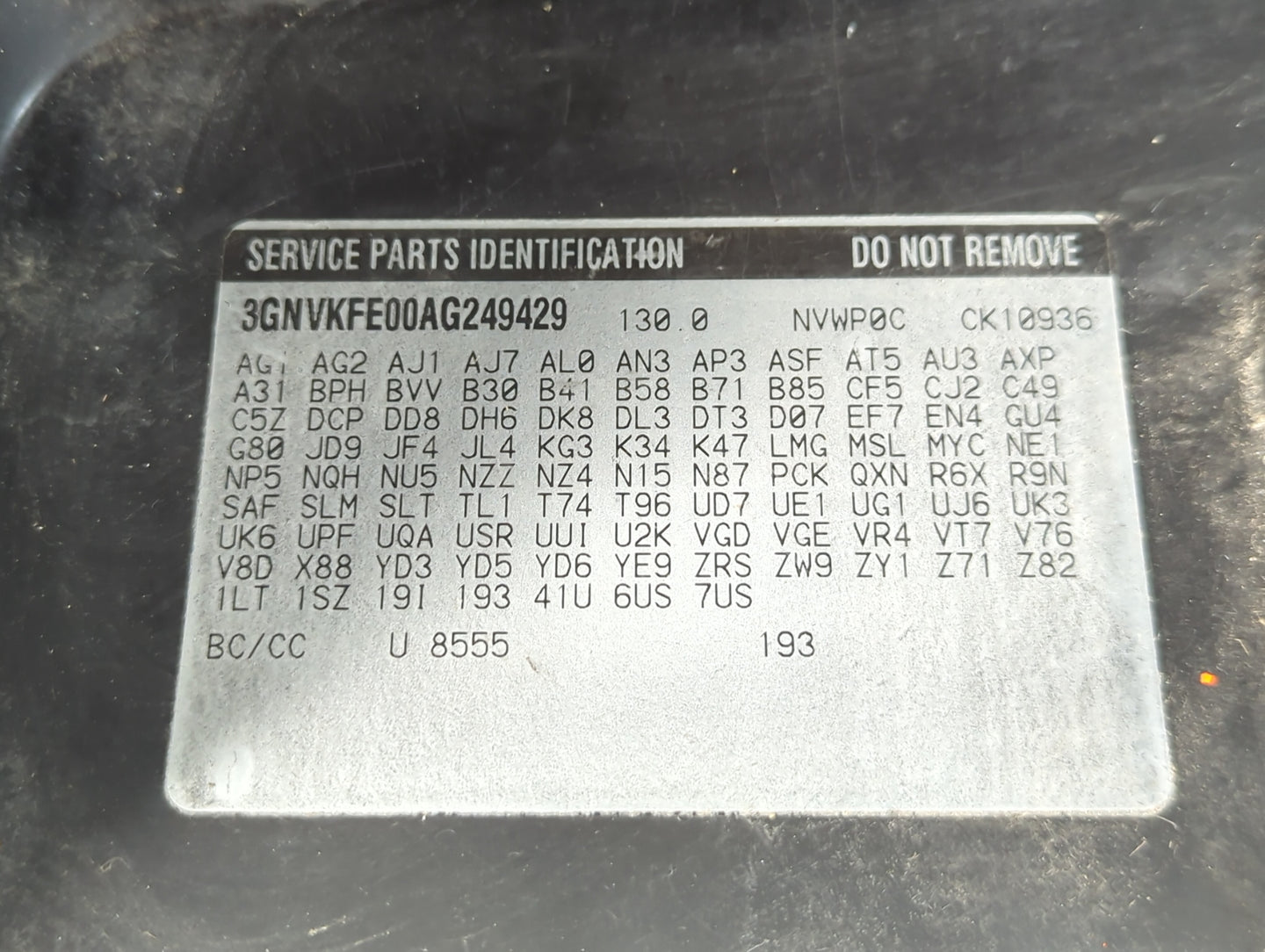2010 Avalanche 1500 Passenger Glove Box Door Storage Compartment - Oemusedautoparts1.com