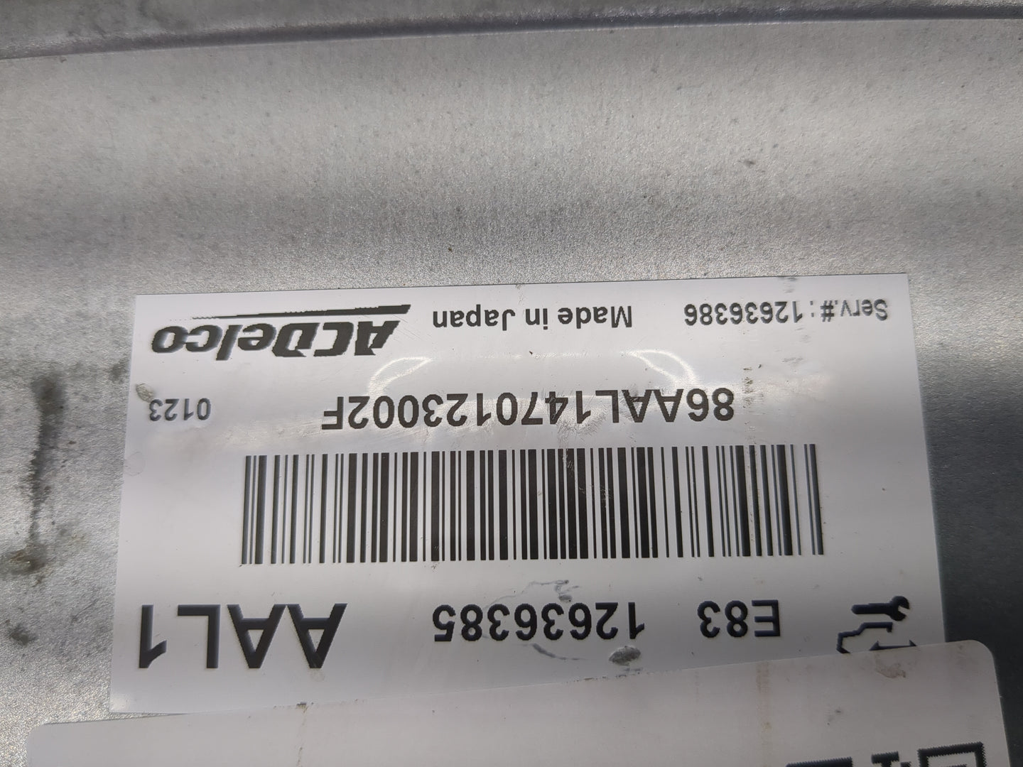 2009-2011 Chevrolet Aveo PCM Engine Control Computer ECU ECM PCU OEM P/N:12636385 12636386 Fits Fits 2009 2010 2011 2012 201