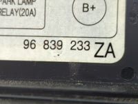 2009-2011 Chevrolet Aveo Fusebox Fuse Box Panel Relay Module P/N:96867127 Fits Fits 2009 2010 2011 OEM Used Auto Parts - Oem