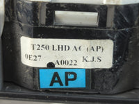 2007-2011 Chevrolet Aveo Climate Control Module Temperature AC/Heater Replacement P/N:0E27 A0022 T250 LHD Fits OEM Used Auto