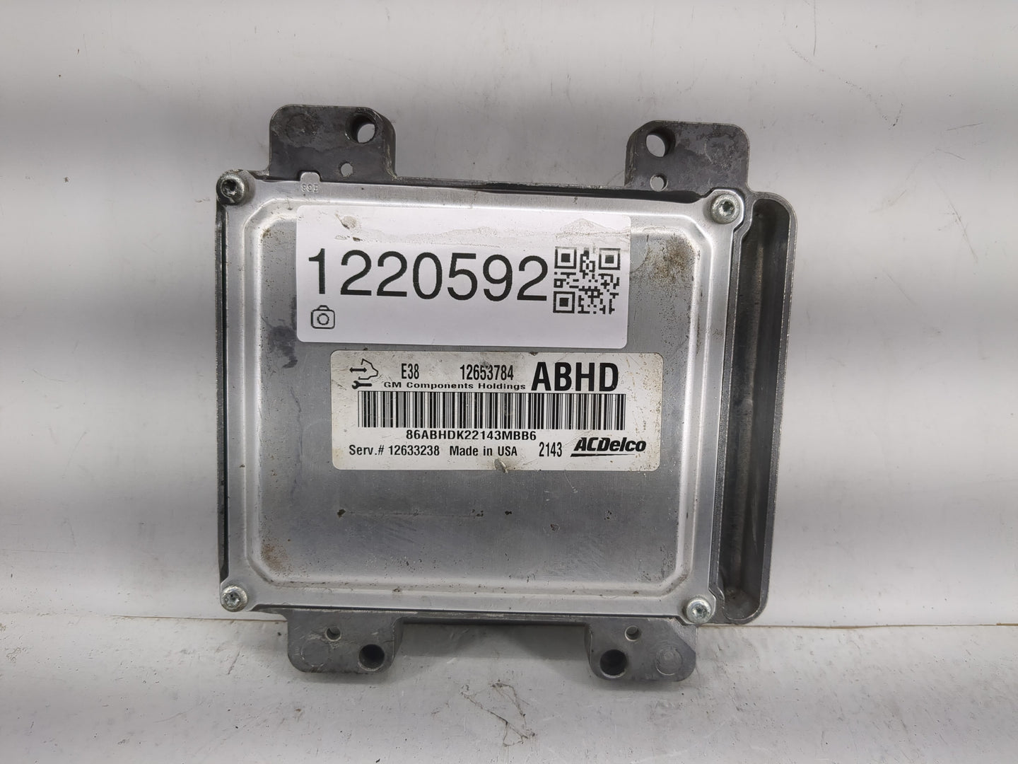 2010-2011 Chevrolet Camaro PCM Engine Control Computer ECU ECM PCU OEM P/N:12653784 Fits Fits 2010 2011 OEM Used Auto Parts 