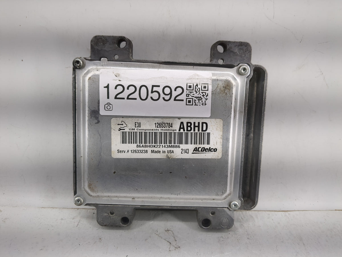 2010-2011 Chevrolet Camaro PCM Engine Control Computer ECU ECM PCU OEM P/N:12653784 Fits Fits 2010 2011 OEM Used Auto Parts 