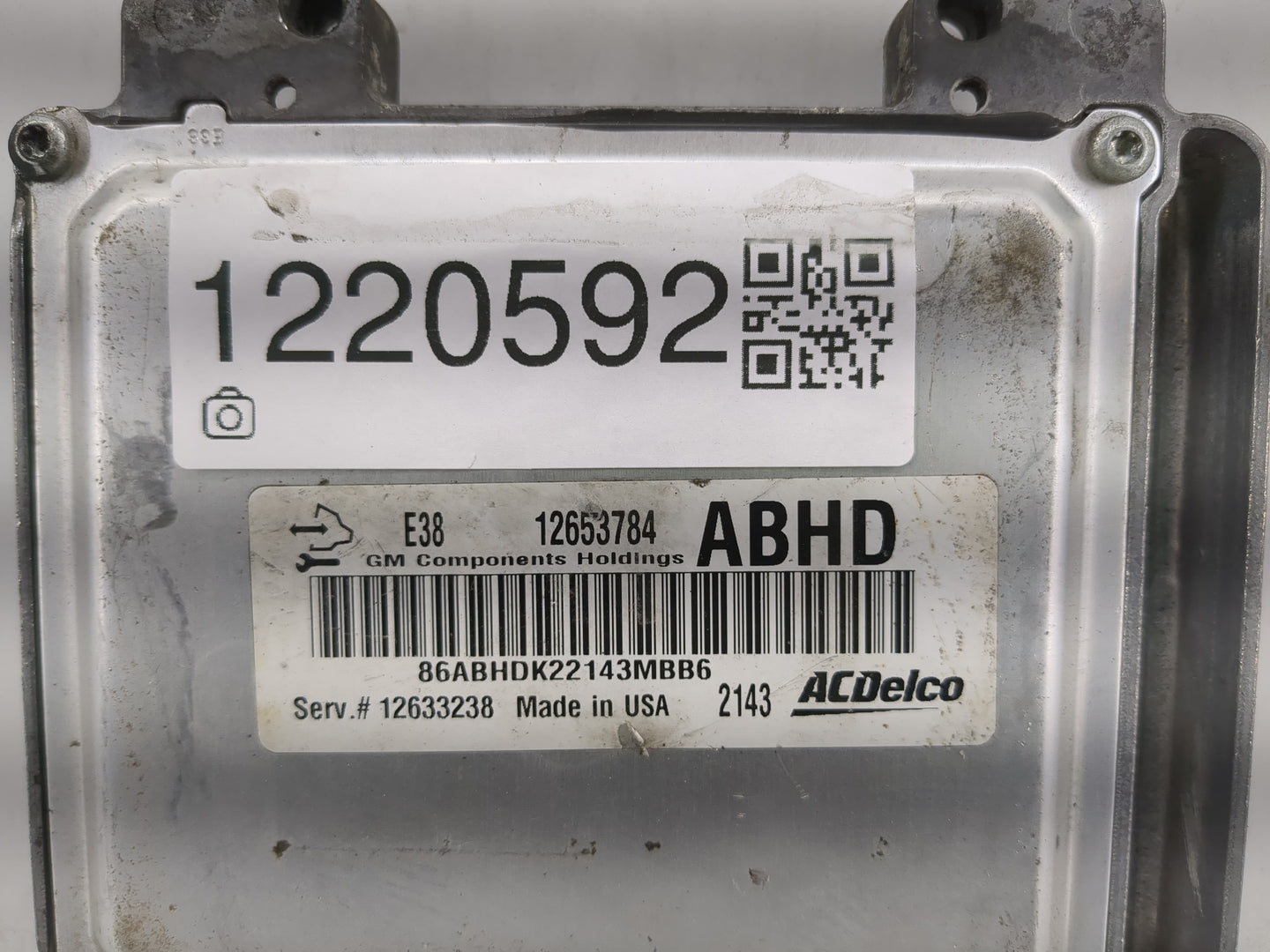 2010-2011 Chevrolet Camaro PCM Engine Control Computer ECU ECM PCU OEM P/N:12653784 Fits Fits 2010 2011 OEM Used Auto Parts 